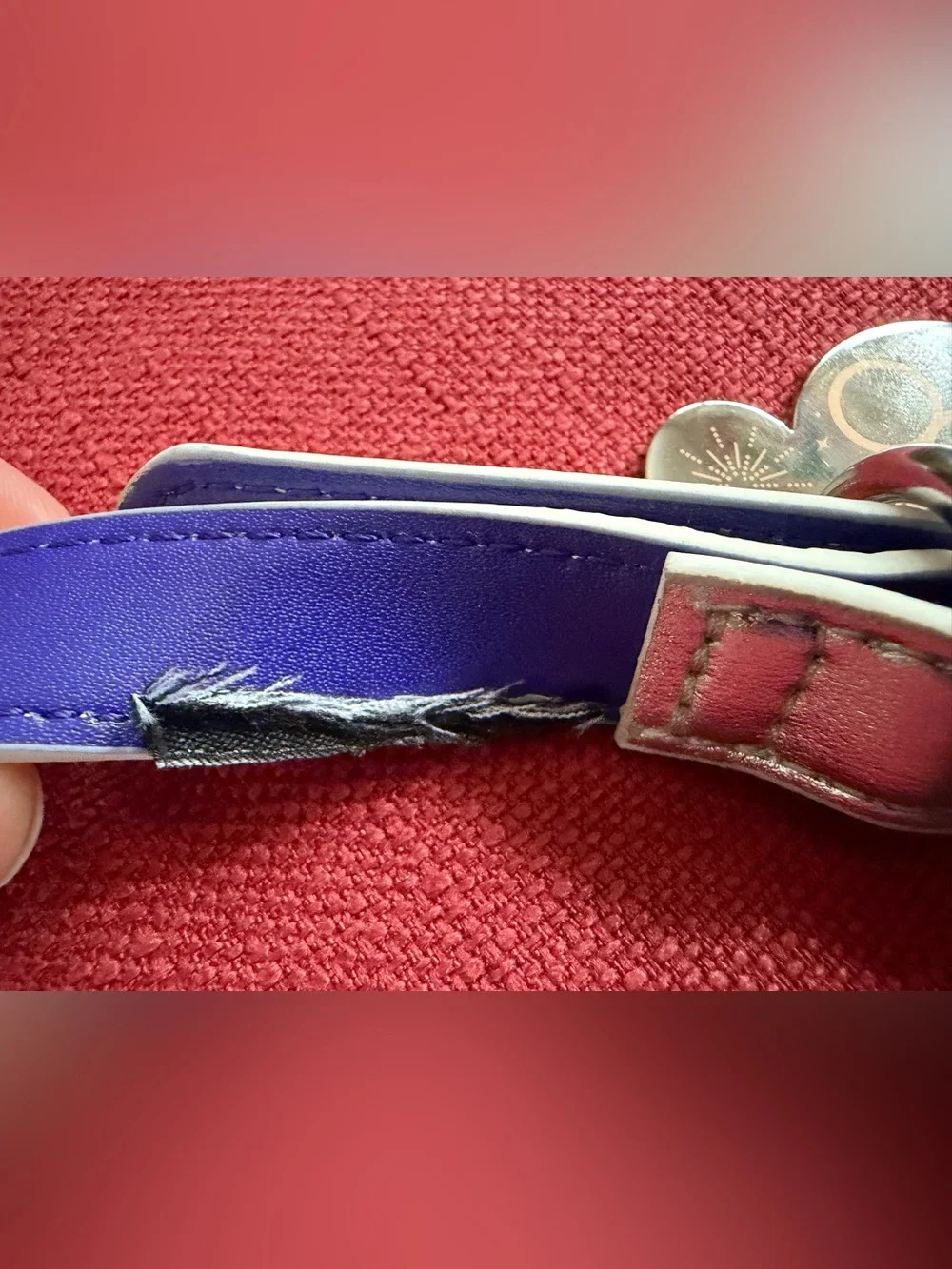 Disney Parks 100th Anniversary Dog Collar - Platinum Silver Size M